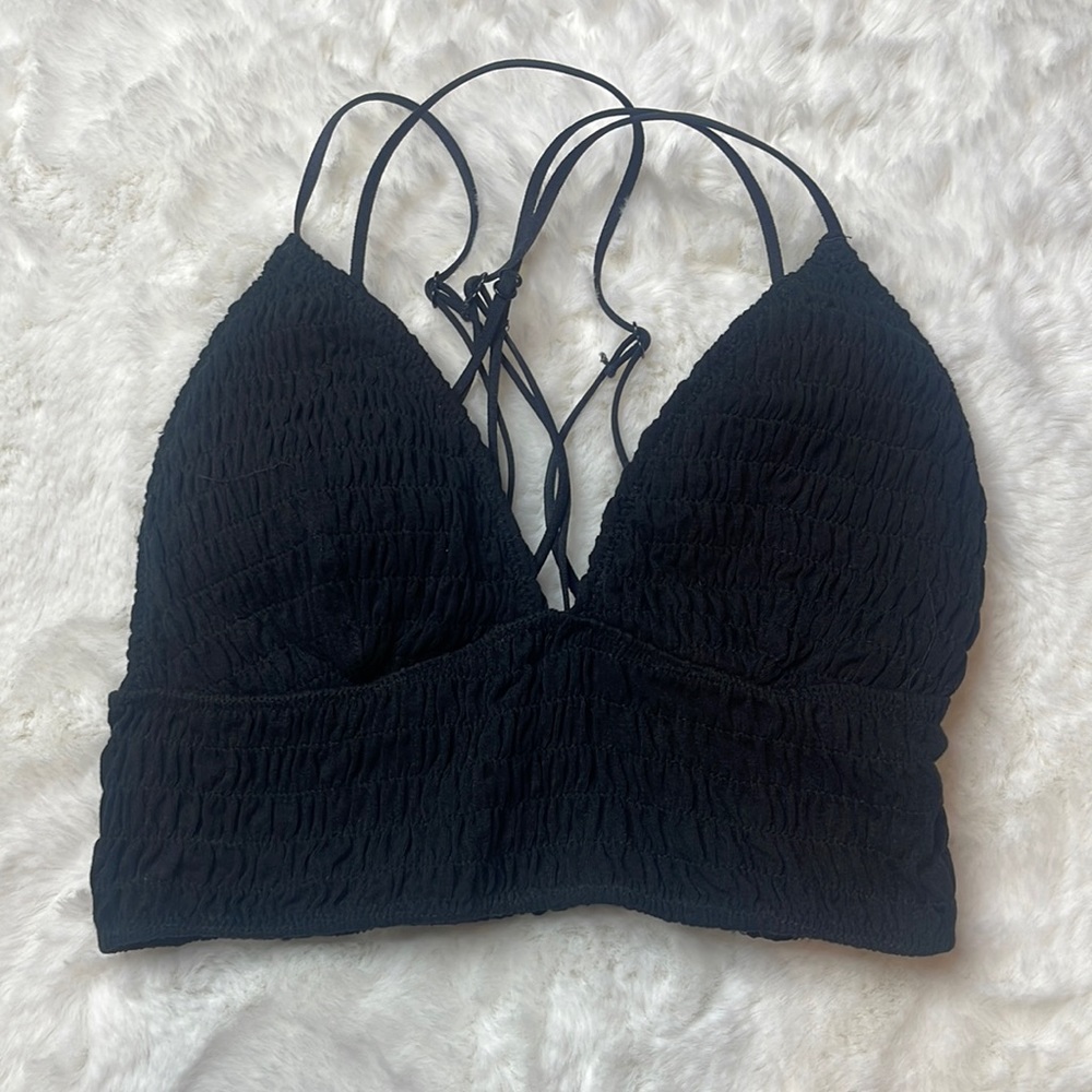 PINK vs black crop top - SIZE:XS